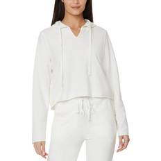 NYDJ Cropped Pullover Hoodie - Vanilla