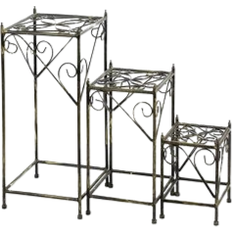 Cast iron pot set Plant Stand 3-pcs