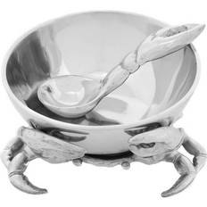 Hanging Loops Bowls Arthur Court Designs Crab Condiment Serving Bowl 3pcs