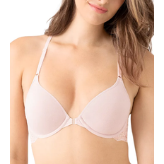 Wacoal Inspired Eyelet Front-Close T-shirt Bra - Rose Smoke