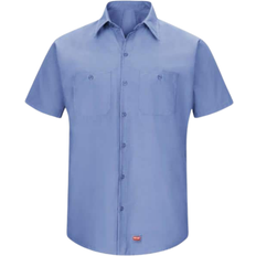 Red Kap MIMIX Short Sleeve Work Shirt - Light Blue