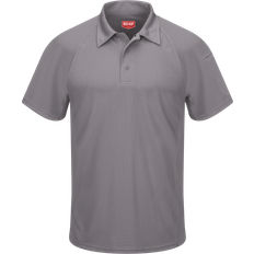 Red Kap Short Sleeve Performance Knit Flex Series Active Polo Shirt - Grey