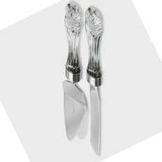 Lavabile a mano Affettatori di torte Waterford 2-Piece Wedding Cake Knife & Server Set Affettatore di torte 2pcs