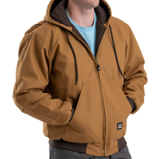 Berne Heritage Duck Hooded Active Jacket - Brown Duck