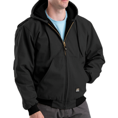 6XL Jackets Berne Heritage Duck Hooded Active Jacket - Black