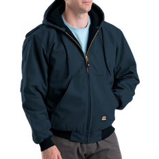 Berne Heritage Duck Hooded Active Jacket - Navy