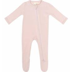 9-12M Pajamases Children's Clothing Kytebaby Core Zippered Footie - Blush