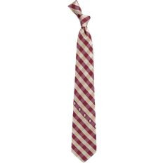 Eagles Wings Florida State Seminoles Check Tie - Garnet/Gold