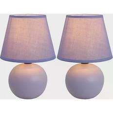 Simple Designs Mini 2-pack Table Lamp 22cm 2pcs