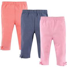 Babies - Leggings Pants Hudson Infant Leggings with Knotted Ankle Bows 3-Pack - Pink/Navy (10151200)