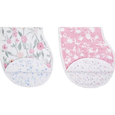 Aden + Anais Cura del Bambino Aden + Anais and 2 Pk. Classic Printed Burpy Bibs