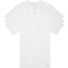 Calvin Klein Slim Fit Crewneck T-shirt 3-pack - White