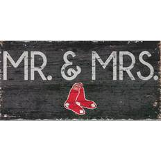 Fan Creations Boston Red Sox Mr. & Mrs. Sign Board