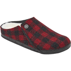 Birkenstock Zermatt Shearling Wool Felt - Plaid Red