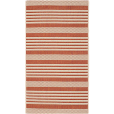 Stripes Carpets Safavieh Courtyard Collection Red 61x106.7cm