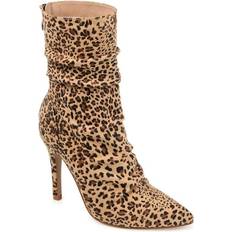 Multicolored Ankle Boots Journee Collection Markie - Leopard