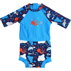 9-12M UV Clothes Children's Clothing Splash About Happy Nappy Sunsuit - Under The Sea