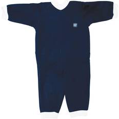 Solid Colors UV Clothes Children's Clothing Splash About Warm In One Wetsuit - Navy