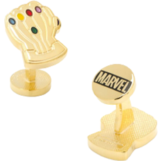 Jewelry Cufflinks Inc Thanos Infinity Gauntlet Cufflinks - Gold/Multicolour