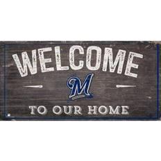 Fan Creations Milwaukee Brewers Welcome To Our Home Sign