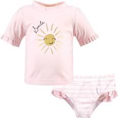 Girls - Nylon UV Sets Hudson Baby Swim Rashguard Set - Smile Sunshine (10325305)