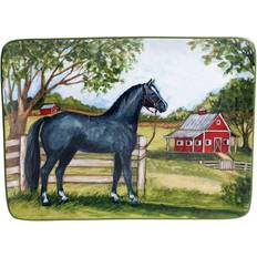 Certified International Clover Farm Serving Platter & Tray