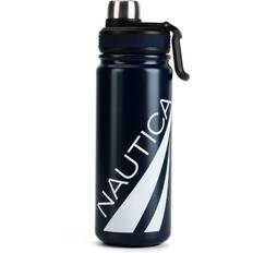 Nautica Oversized Logo Double-Walled Stainless Steel Water Bottle 65.062cl