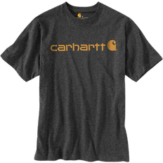 Carhartt T-shirts on sale Carhartt Loose Fit Heavyweight Short -Sleeve Logo Graphic T-shirt - Carbon Heather