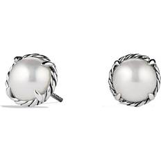 David Yurman Châtelaine Earrings - Silver/Pearls