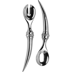 Aluminum Serving Cutlery Arthur Court Designs Longhorn Salad Server 30.48cm 2pcs