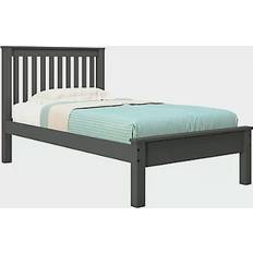 Gray Extendable Beds Contempo Twin Platform Bed 41.5x79.8"