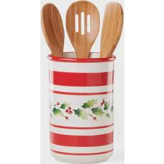 Lenox Holiday Stripe Utensil Holder 4pcs