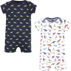 Playsuits Hudson Baby Cotton Rompers 2-pack - Dino (10116912)