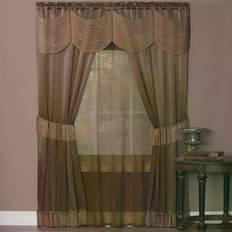 Solid Colors Valances Lush Decor Halley 142.24x213.36cm