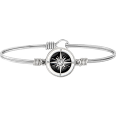 Luca + Danni Compass Bangle Bracelet - Silver/Black/White/Transparent