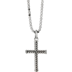 David Yurman Silver Charms & Pendants David Yurman Cable Classics Cross Pendant - Silver