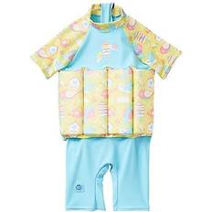 18-24M - Girls UV Suits Children's Clothing Splash About UV Floatsuit with Zip - Garden Birds