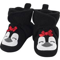 Baby Booties Hudson Baby Holiday Fleece Booties - Girl Penguin