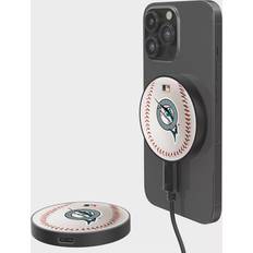 Strategic Printing Miami Marlins 10-Watt Baseball Cooperstown Collection Wireless Magnetic Charger