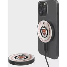 Wireless Chargers Sports Fan Products Strategic Printing Detroit Tigers 10-Watt Baseball Cooperstown Collection Wireless Magnetic Charger