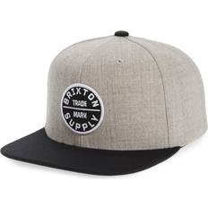 Unisex - Wool Caps Brixton Oath III Snapback Cap - Light Heather Grey/Black