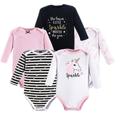 Hudson Long Sleeve Bodysuits 5-pack - Sparkle Unicorn (10155608)