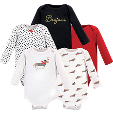 Dogs Bodysuits Children's Clothing Hudson Long Sleeve Bodysuits 5-pack - Bonjour (10158635)