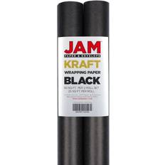 Jam Paper Papier Kraft 50 Pi Noir 2 Rouleaux