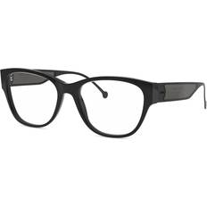 Giorgio Armani Matte Black Eyewear Frames 52 MM