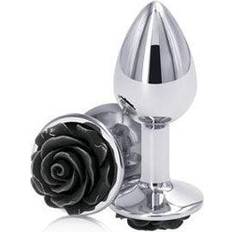 Rose plug NS Novelties Rear Assets Rose Anal Plug Small Black