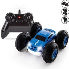 Sharper Image RC Cars Sharper Image RC Race Car Flip Stunt Rally Vehicle Blue