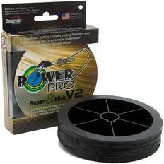 PowerPro Visuitrustingen PowerPro Super 8 Slick versie 2 Spectra Line 20lb bij 150yds Onyx (8035) Grijs