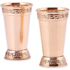 Copper Glasses Old Dutch International Mint Julep Cocktail Glass 2pcs