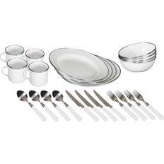 Enamel Dinner Sets Stansport Deluxe Dinner Set 24pcs